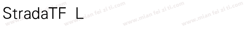 StradaTF Light字体转换
